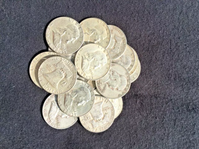 THE FRANKLIN DEAL! All 90% Lot Old US Junk Silver Coin $4.50  4 OZ. 1964 ONE !