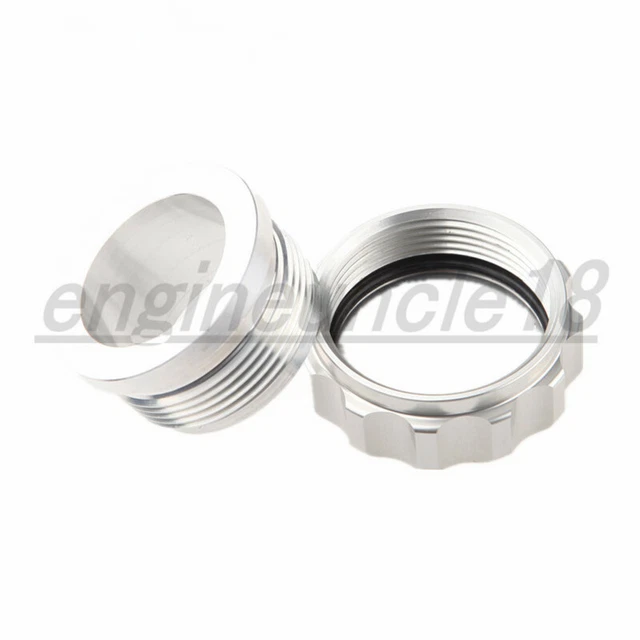 Hihaha 1" ID Weld-On Filler Neck & Cap - Aluminum Alloy, Silver/Black, For Fuel/Oil/Water Tanks