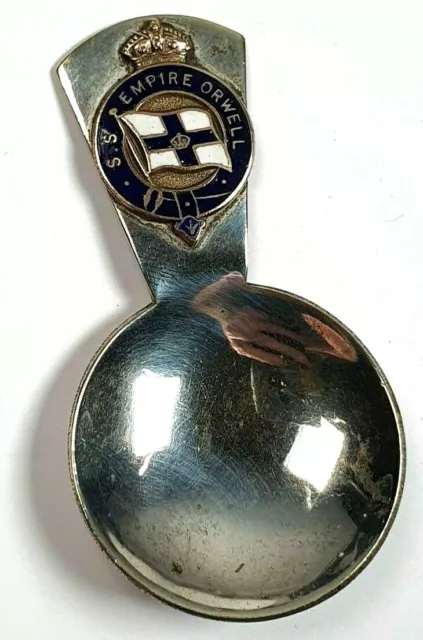 S.S Empire Orwell Orient Line Onboard Souvenir Caddy Spoon - Shipping company