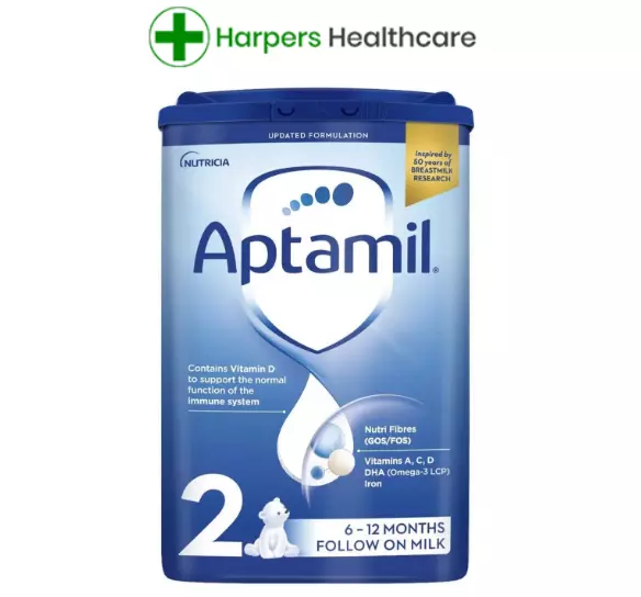 Aptamil 2 Follow On Powder ( 800g ) Baby powder Milk Formula 6-12 MONTHS EXP 24