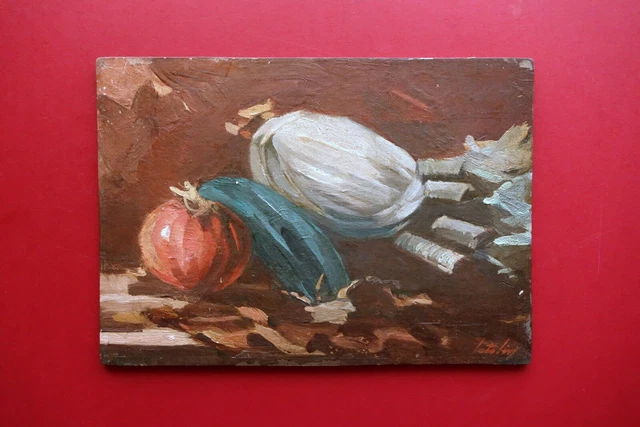 Quadro Natura Morta Leto Livi Loreto Livi 1° Mostra Arte Aprile Milanese 1948