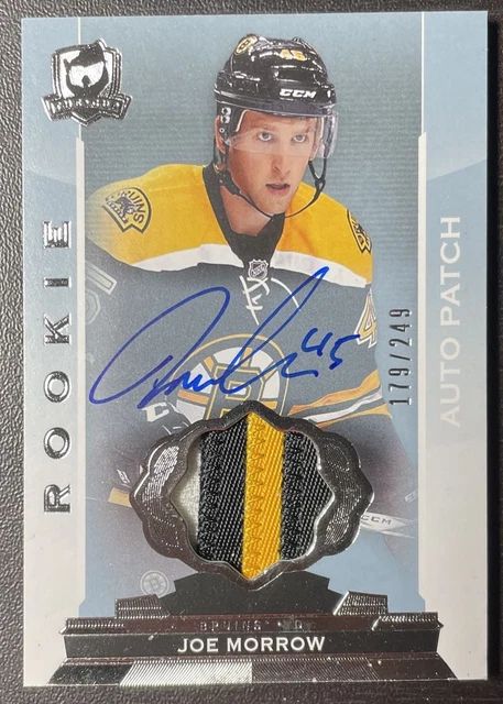 2014-15 Upper Deck The Cup Joe Morrow Patch Rookie Auto 179/249 Boston Bruins