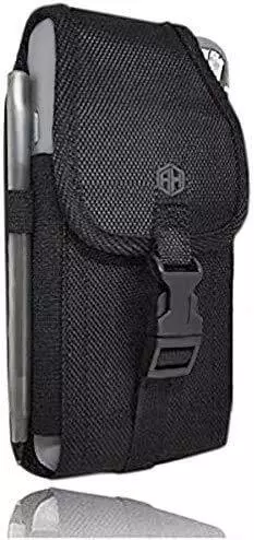 AH Military Grade Nylon Cell Phone Belt Holder for Men Android Pouch Carrying...