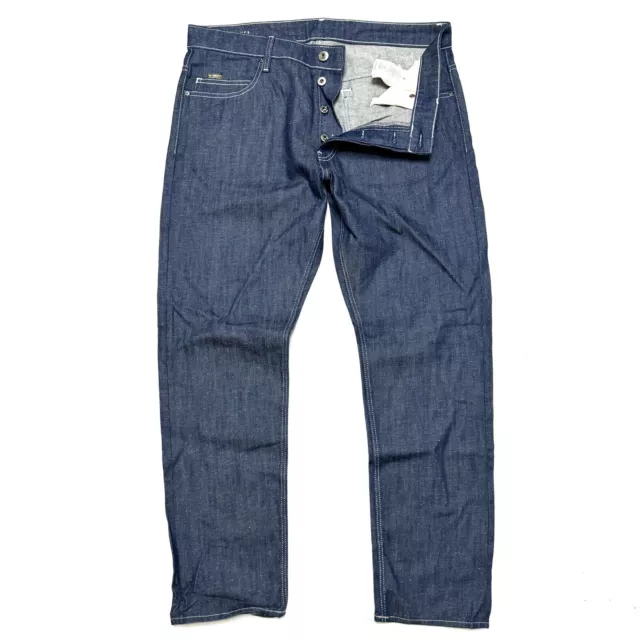 G STAR Raw 36 x 32 Jeans Triple A Straight Dry Denim Cotton