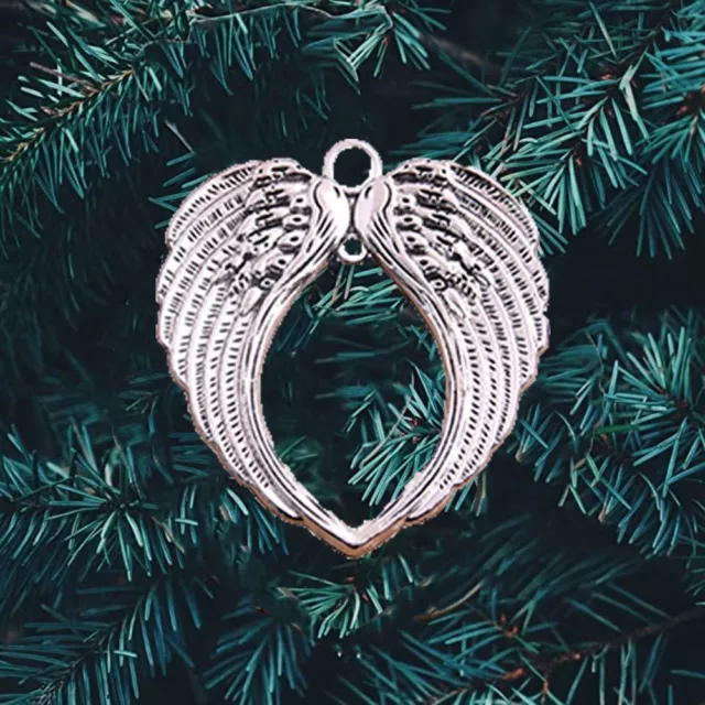 Angel Decorate Christmas ornaments Christmas t ree Archangel wings Charm