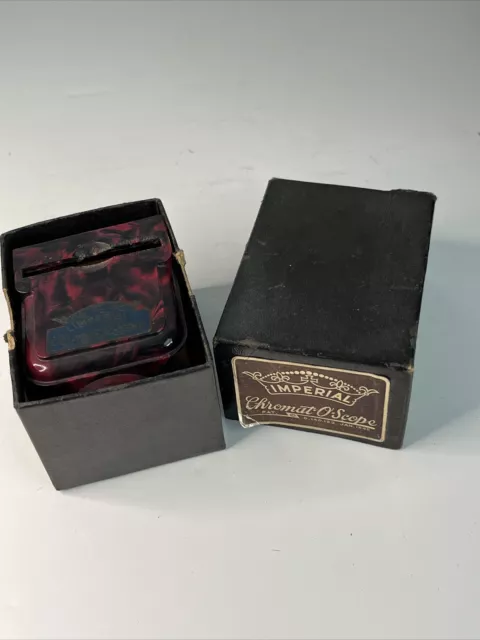 1945 Imperial Chromat-O- Scope Marbled Finish Los Angeles Original Box Working