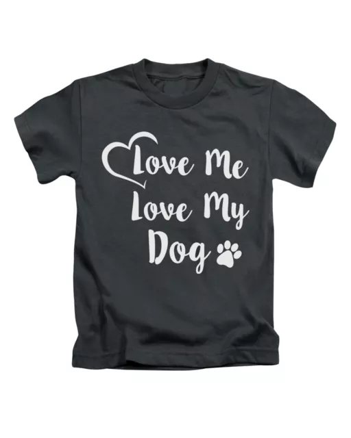 T-Shirt Love Me Love My Dog Erwachsene lustig Tier Haustier T-Shirt Top Geschenk Neu