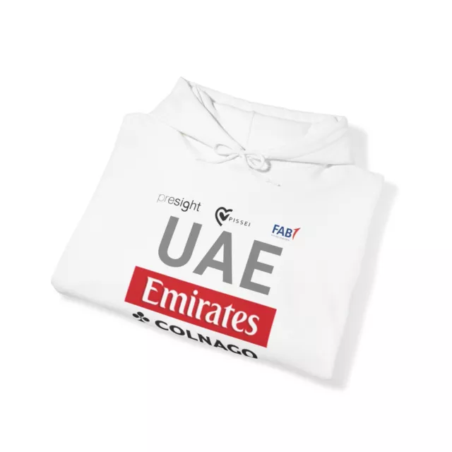 Team UAE Emirates Supporter Cycling Hoody Unisex Heavy Blend Hooded Sweatshirt