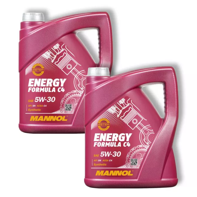 2x 5L Mannol Energy Formula C4 5W-30 Motoröl ACEA C4 RENAULT RN0720 MB 226.51