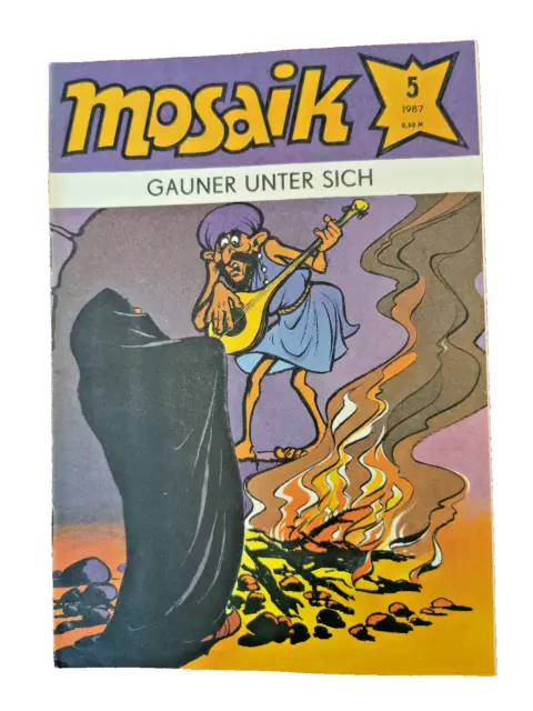Heft  5 von 1987  Mosaik Abrafaxe   "Gauner unter sich"