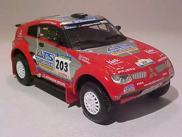 Bargain 4" Mitsubishi Pajero Evo 2004 Paris Dakar Norev 1/43 Diecast Mint Loose