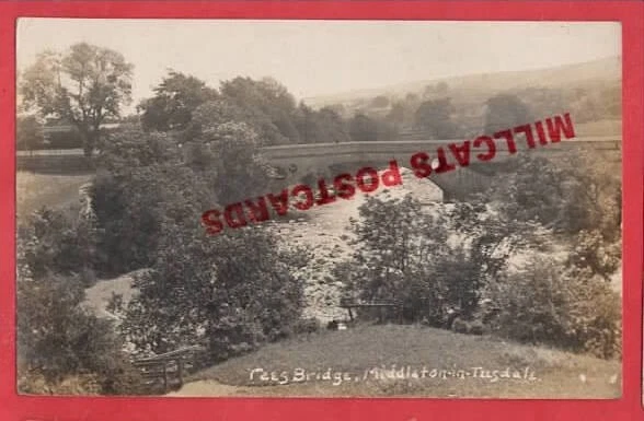 COUNTY DURHAM   MIDDLETON IN TEESDALE  REES BRIDGE pu 1914. SINCLAIR RP