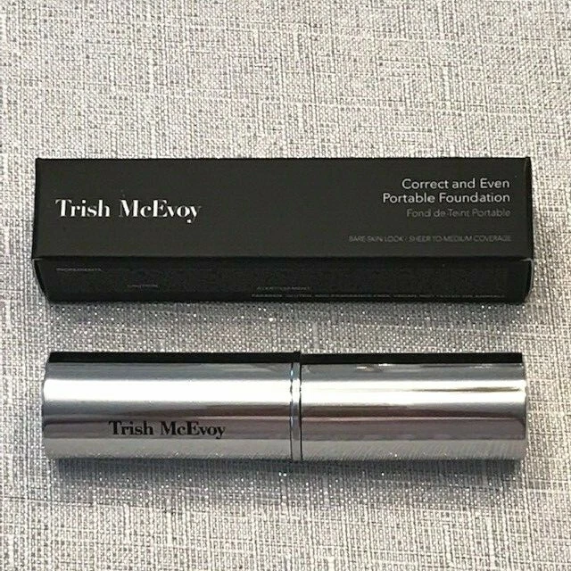 NIB Trish McEvoy Correct Even Portable Foundation 9g 0.32oz Full Size Pick Shade