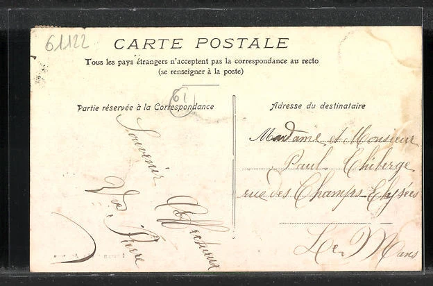 CPA Argentan, Bords de l´Orne, vieilles maisons 2