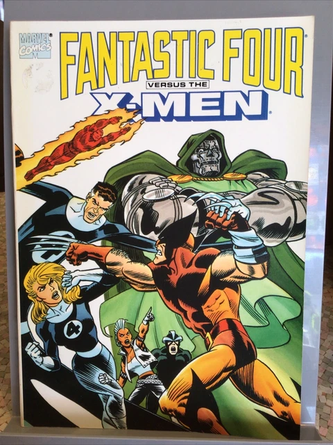 Fantastic Four Versus The X-Men Marvel 1990 1St Print Sc Chris Claremont
