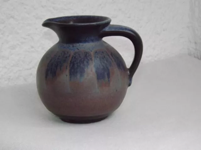 KMK Keramik Vase, Krug mit Henkel. Henkelvase, Henkelkrug, vintage