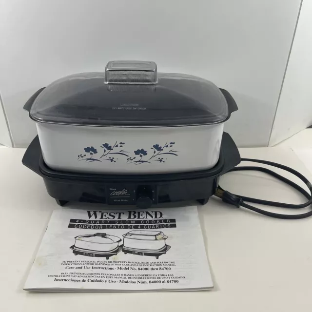 West Bend Slow Cooker 6 - QT No.84176 Used