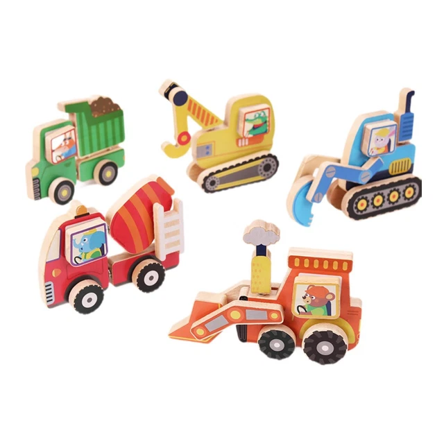 Lot De Jouets Anciens En Plastique – Camions, Tracteurs, Locomotives – W. Germany – Occasion