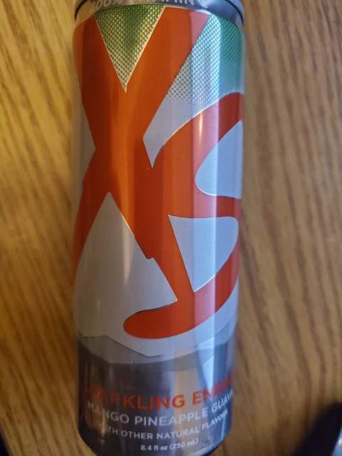 Amway XS Sparkling Juiced Energy - Mango Pineapple Guava . You get {8} cans