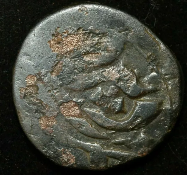 UMAYYAD ISLAMIC ANCIENT COIN - F CONDITION - 12 gr AE24mm 2