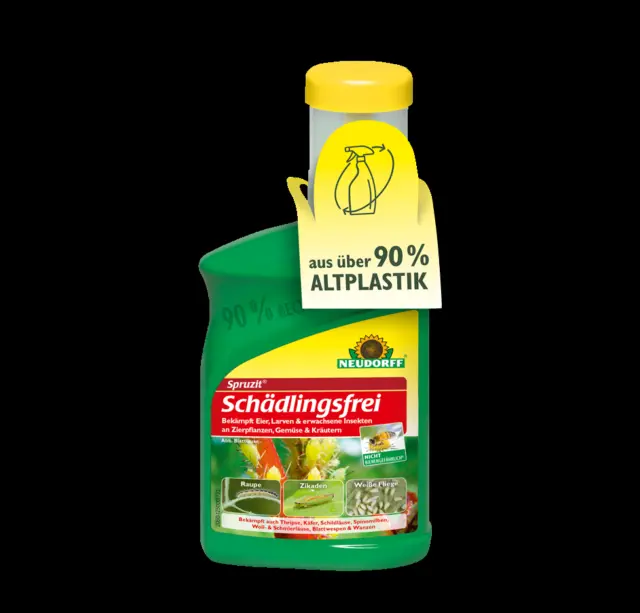Neudorff Spruzit Schädlingsfrei 250 ml Spritzmittel Blattläuse Raupen Konzentrat