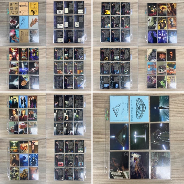 The X-Files Trading Carte Ensemble Complet 1-72 1996 Mulder Scully Topps Ultra