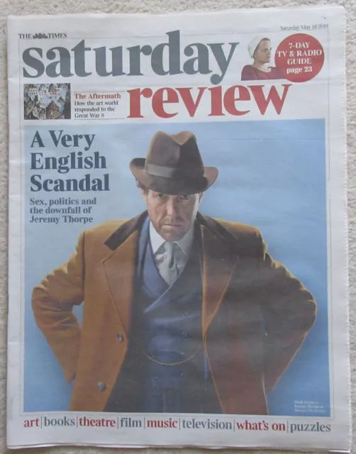 Hugh Grant – Jeremy Thorpe - Times Saturday Review – 19 May 2018