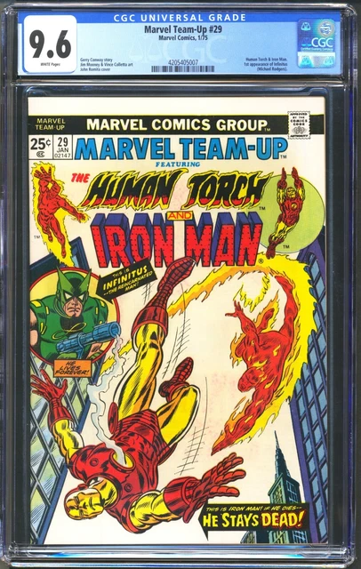 Marvel Team-Up #29 - Cgc 9.6 - Wp - Nm+ 1St Infinitus