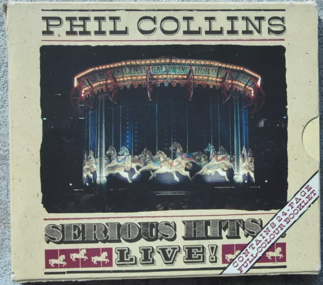 🔝💿Cd * Phil Collins – "Serious Hits... Live!"  Super