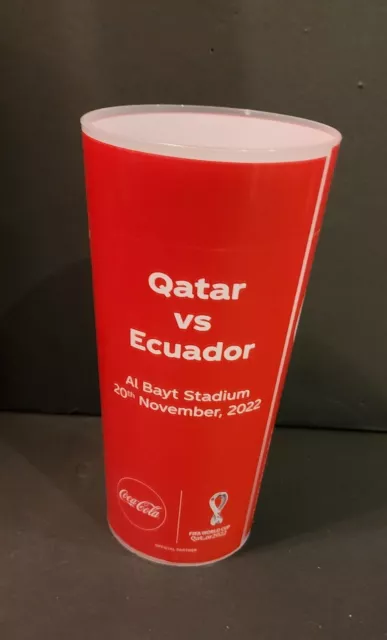 World Cup 2022 Coke Cup QATAR v ECUADOR Match Day Coca Cola