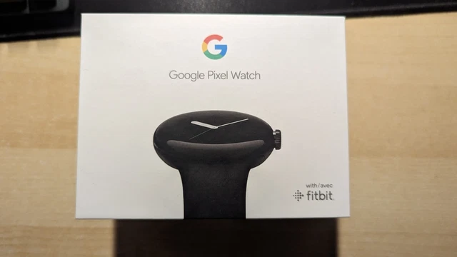 Google Pixel Watch Wifi Smartwatch Stainless Steel - Black Matte