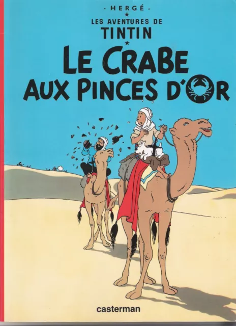 BD TINTIN  LE CRABE AUX PINCES D'OR-Hergé-SOUPLE
