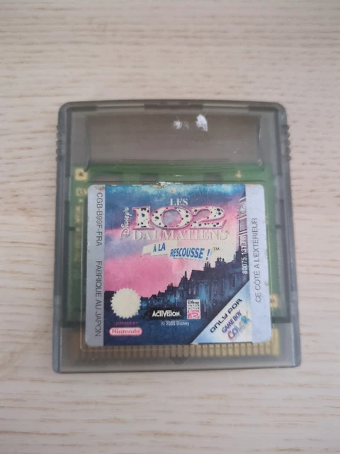 JEU NINTENDO GAME Boy Color Les 102 Dalmatiens A La Rescousse Fra EUR 3