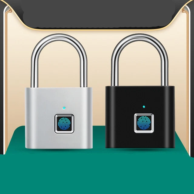 rapidement Cadenas d'empreinte digitale Serrure intelligente Serrures de porte