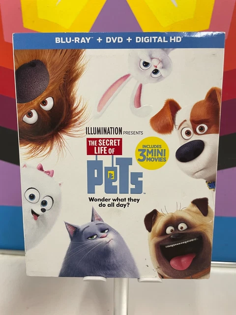THE SECRET LIFE of Pets (Blu-ray + DVD + Digital) NEW SEALED w ...