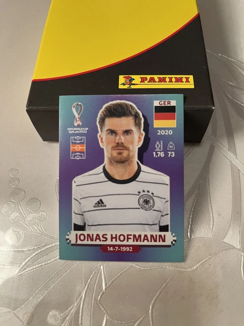 Panini FIFA Fussball-Weltmeisterschaft Katar 2022 Albumaufkleber - GER14 Jonas Hofmann