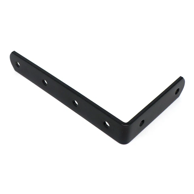 4Pcs Heavy Duty Cast Iron Wall Mounted L Shaped Angle Shelf Bracket Support Set 12