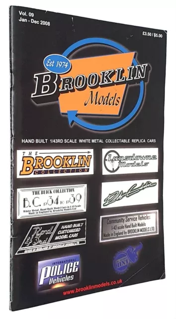 Brooklin Models Vol.9 Jan-Dec 2008 - A4 Fully Illustrated Colour Catalogue