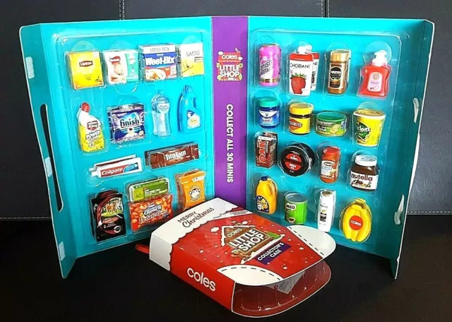 Coles Little Shop Mini Collectables First & Christmas Edition- Select Individual