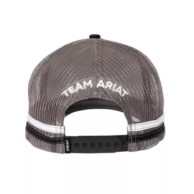 ARIAT EST PATCH TRUCKER CAP Black/Grey (AC2204) RRP$39.95 2