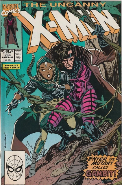 The Uncanny X-Men # 266 Cover A VF/NM Marvel 1990 1st Appearance Of Gambit