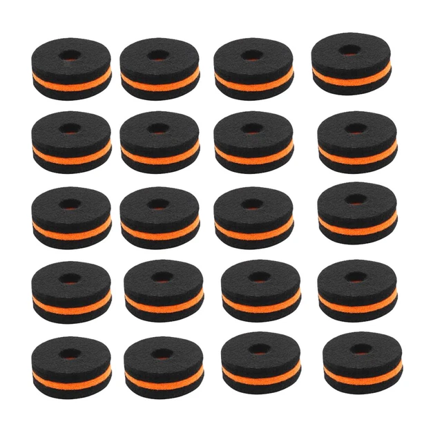 Rondelle in feltro per piatti diametro 35 mm foro 10 mm per parti batteria - 20