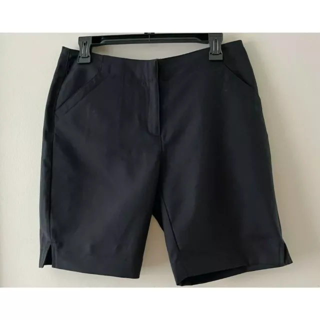 NWOT Callaway Womens Shorts Golf Opti Dri size 6 black mid length breathable