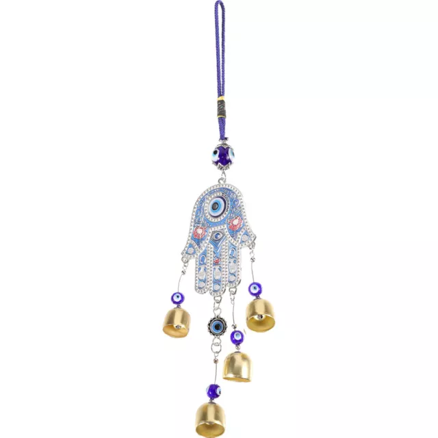 Zinc Alloy Evil Eye Wind Chime Lucky Charm Good Wall Ornament