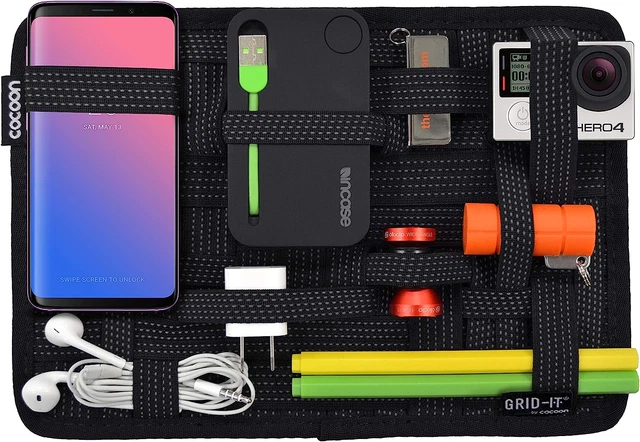 Cocoon CPG8BK GRID-IT!? Accessory Organizer - Medium 10.5 x 7.5 (Black)