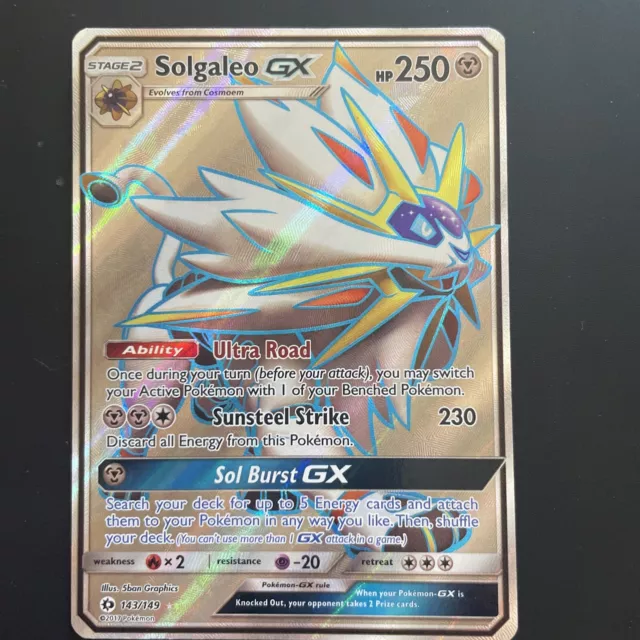 Solgaleo GX (Full) 143/149, Sun-Moon Base