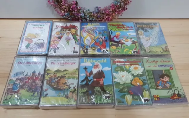 Märchen Kassetten Hörspiel 90er Retro Kinder Konvolut Ovp