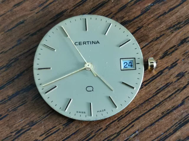 CERTINA (ETA CAL 255.111) Mens Quartz Date Watch Movement/Dial/Hands ...