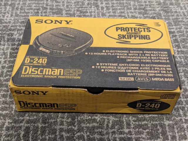SONY ソニー Discman ESP D-245 気張り CDプレーヤー