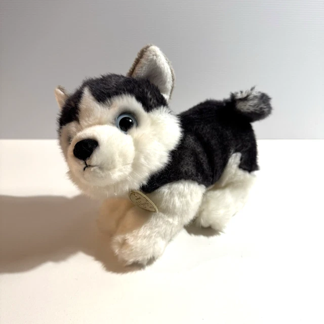 HUSKY PUPPY PLUSH Aurora Miyoni Tots Blue Eyes Siberian Dog Wolf